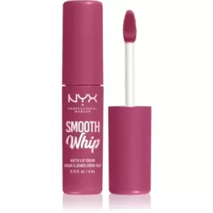 Image of NYX Professional Makeup Smooth Whip Matte Lip Cream Velvet Lipstick with Smoothing Effect Shade 18 Onesie Funsie 4 ml