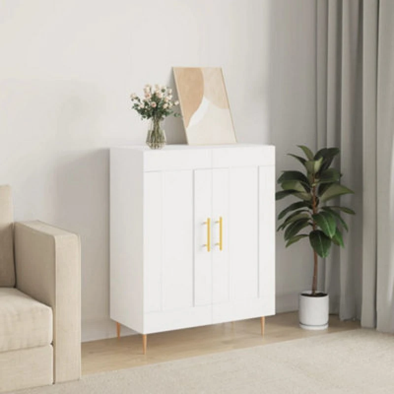 Image of Vidaxl Sideboard White 69.5X34X90 Cm Engineered Wood
