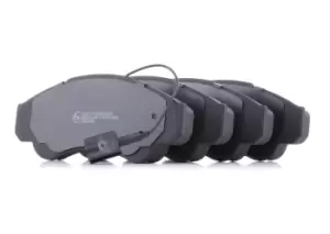 Image of RIDEX Brake pad set Front Axle 402B0711 Brake pads,Brake pad set, disc brake FIAT,PEUGEOT,CITROEN,Ducato Kastenwagen (250_, 290_)