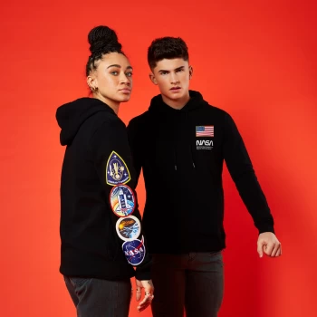 Image of NASA Mission Unisex Hoodie - Black - S