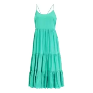 Image of Yumi Green Cotton Gypsy Dress - Green