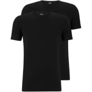 Image of Boss 2 Pack Slim T-Shirt Mens - Black