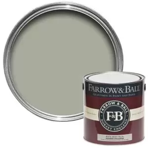 Image of Farrow & Ball Modern Blue Gray No. 91 Matt Emulsion Paint, 2.5L