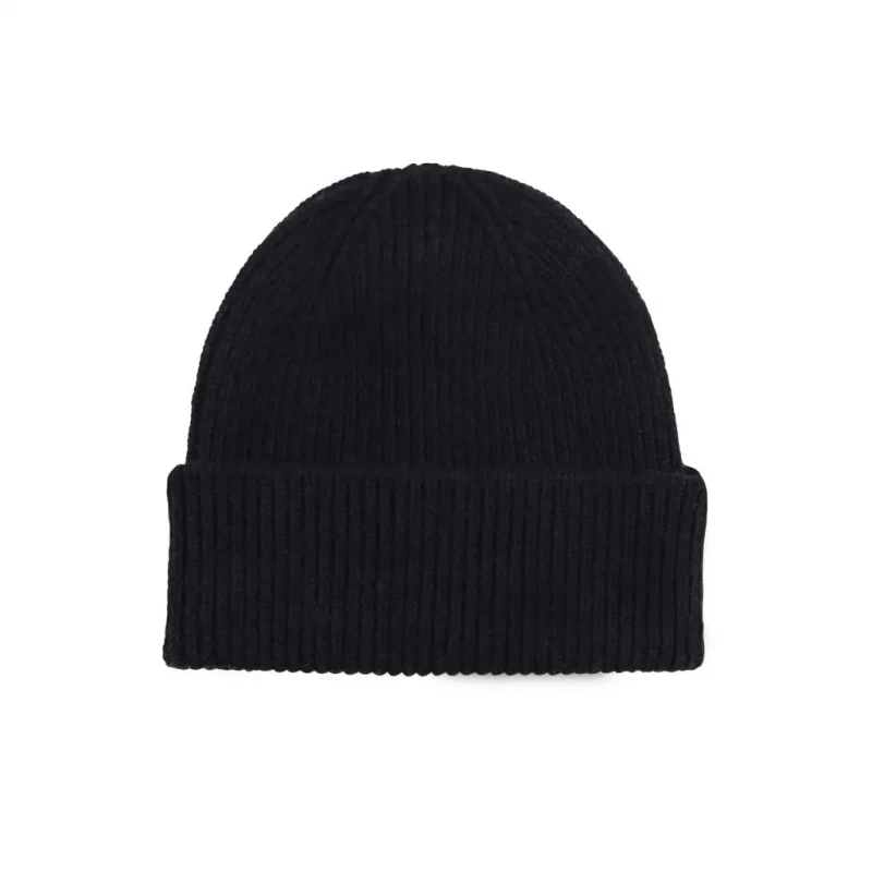 Image of Colorful Standard Wool hat Colorful Standard Merino deep Black Noir Unisex TU