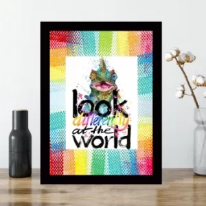 Image of SC0625774535 Multicolor Decorative Framed MDF Painting