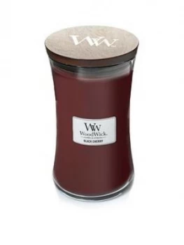 Image of Woodwick Large Hourglass Candle ; Black Cherry