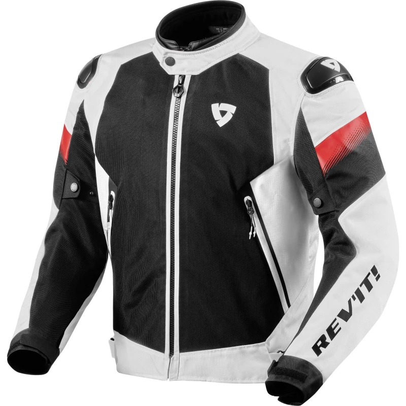 Image of REV'IT! Control Air H2O Jacket White Black Size M
