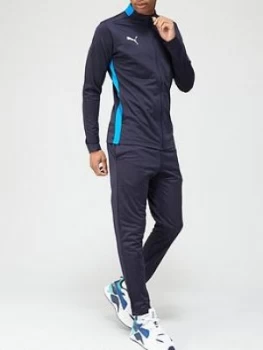 Image of Puma Football Play Tracksuit - Navy