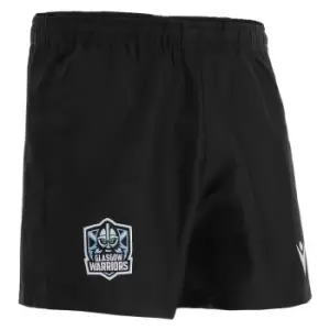 Image of Macron Glasgow Warriors Training Shorts Mens - Black