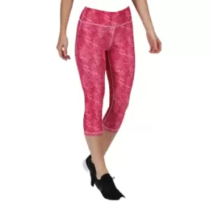 Image of Regatta Proffesional Womens Pincha 3/4 Active Leggings UK 10- Waist 26', (66cm)