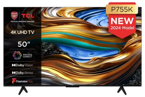 Image of TCL 50" 50P755K Smart 4K Ultra HD LED TV