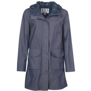 Image of Barbour Womens Padstow Jacket Chambray Marl/Navy 16