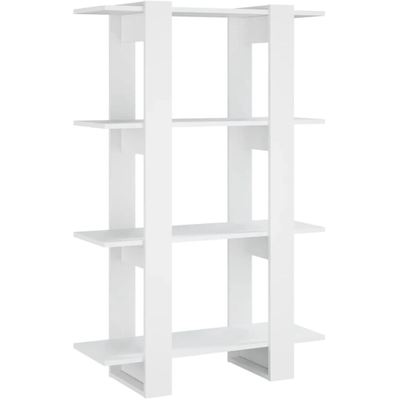 Image of VIDAXL Book Cabinet/Room Divider White 80x30x123.5cm Vidaxl 8720286842768