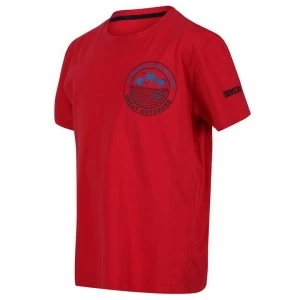 Image of Regatta Bosley III Cotton T-Shirt - True Red
