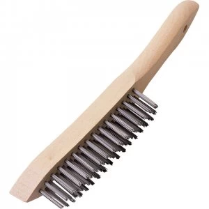Image of Draper Heavy Duty Wire Scratch Brush 4 Rows