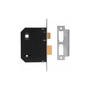 Image of Union 2294 Mortice Bathroom Lock Polished Brass 76mm 3" Visi