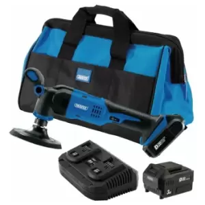 Image of Draper D20 20V Dual Action Polisher Kit, 125mm, 2 x 3.0Ah Batteries, 1 x Fast Ch