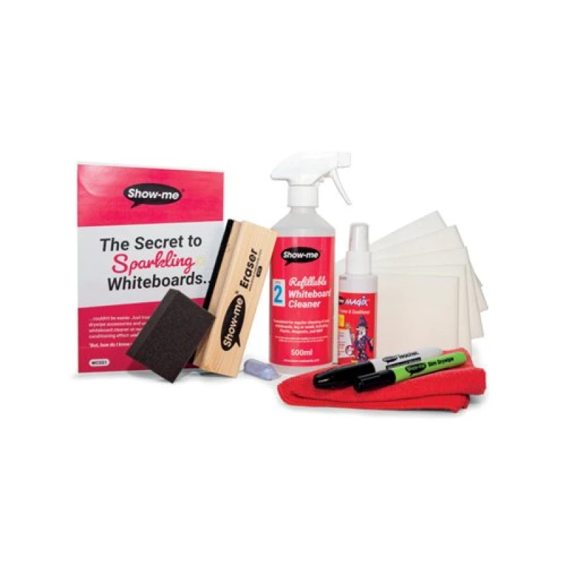 Image of Show-me Whiteboard Cleaning Starter Set WCSS1