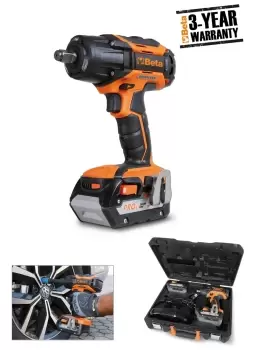 Image of Beta Tools 1984/18QM Reversible 18V 1/2" Dr Impact Wrench 450Nm 019840018