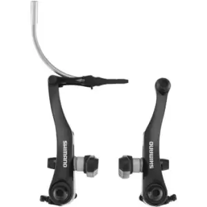 Image of Shimano Sora Grade R353 2013 Road Flat Bar V-Brakes - Black