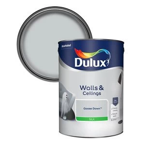 Image of Dulux Walls & Ceilings Goose Down Silk Emulsion Paint 5L