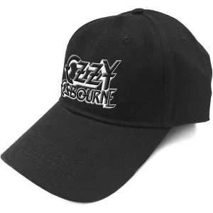 Image of Ozzy Osbourne - Logo Mens Baseball Cap - Black