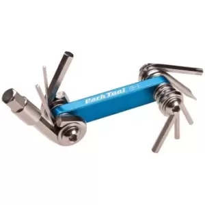 Image of Park I-Beam IB2C Mini Fold-Up Hex Wrench Screwdriver & Star-Shaped Wrench Set - Grey