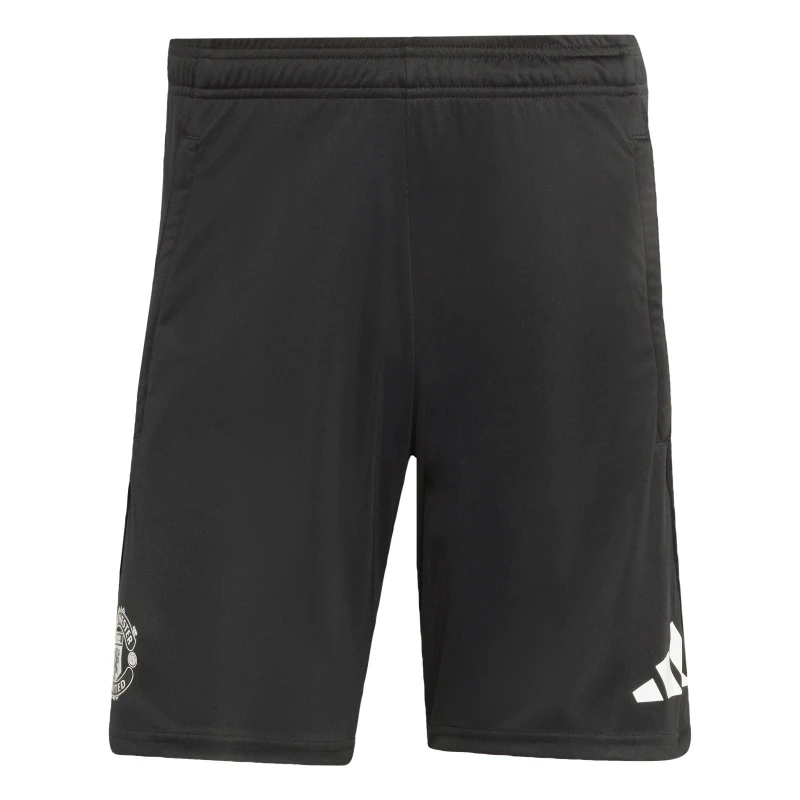 Image of adidas Manchester United Training Shorts 2025 2026 Mens Licensed Football Shorts S Black 37971603350
