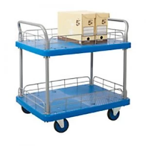 Image of GPC Shelf Trolleys Blue Lifting Capacity Per Shelf: 150kg 600mm x 920mm x 900mm