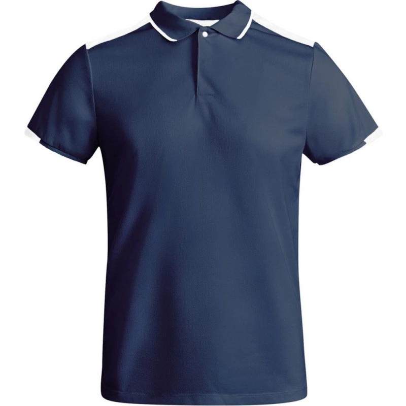 Image of ROLY Tamil Short-Sleeved Polo Shirt in Navy Size: 4 Years Navy Unisex 4 Years