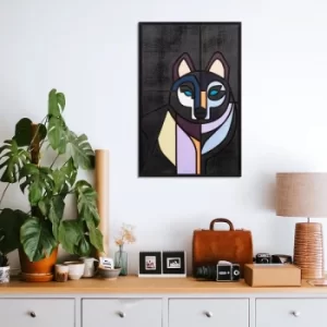 Image of By Kurt Multicolor Decorative Wooden Wall Accessory