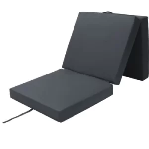 Image of Folding Mattress Guest Bed Z-Bed Foldable Futon Portable Cover Single Day Bed Soft Foam Anthracite