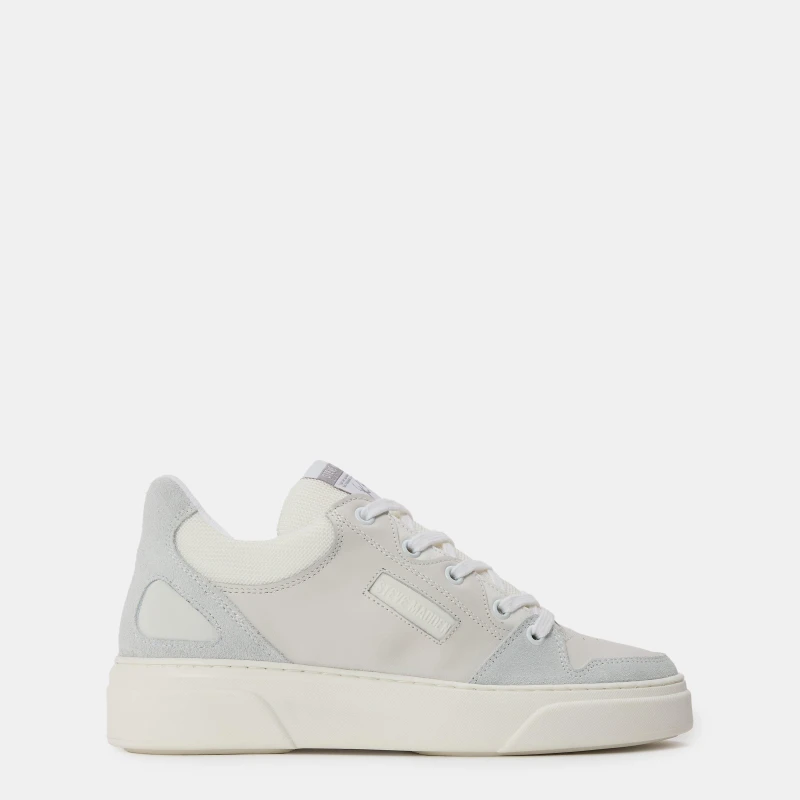 Image of Steve Madden Mens Kingpin Low-Top Trainers White Multi male 6 (39)