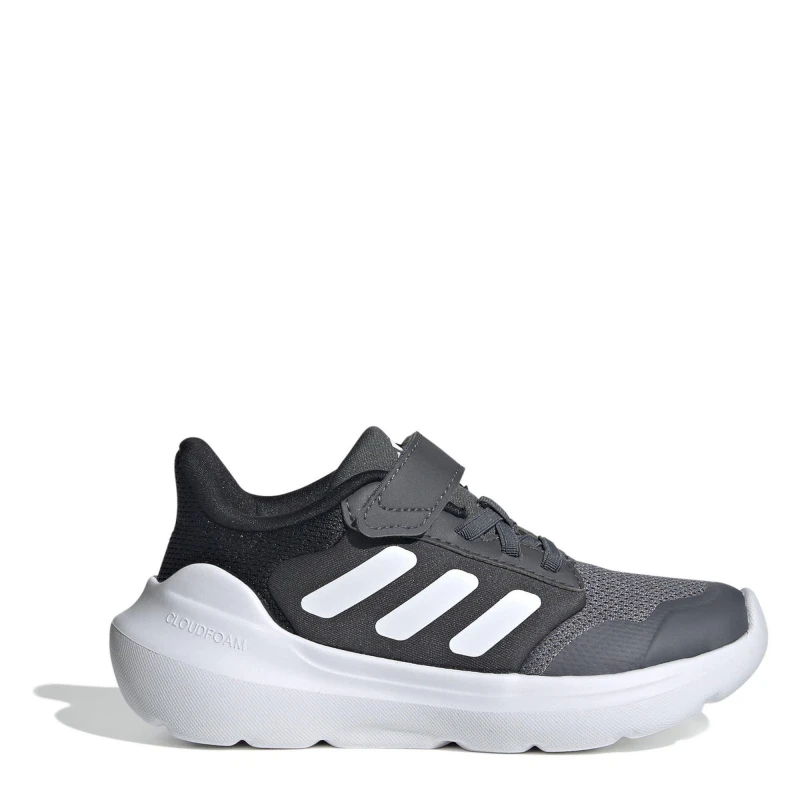 Image of adidas Tensaur Run 3.0 EL C boys's Children's Sports Trainers in Black