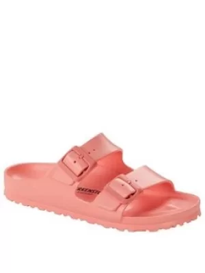 Image of Birkenstock Arizona Eva Flat Sandals, Coral, Size 4, Women