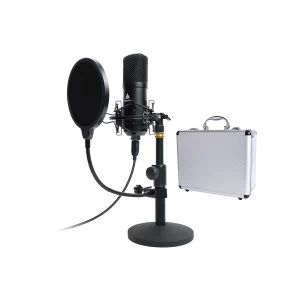 Image of Maono Studio Table Top Microphone Kit including Pop Filter and Flight Case
