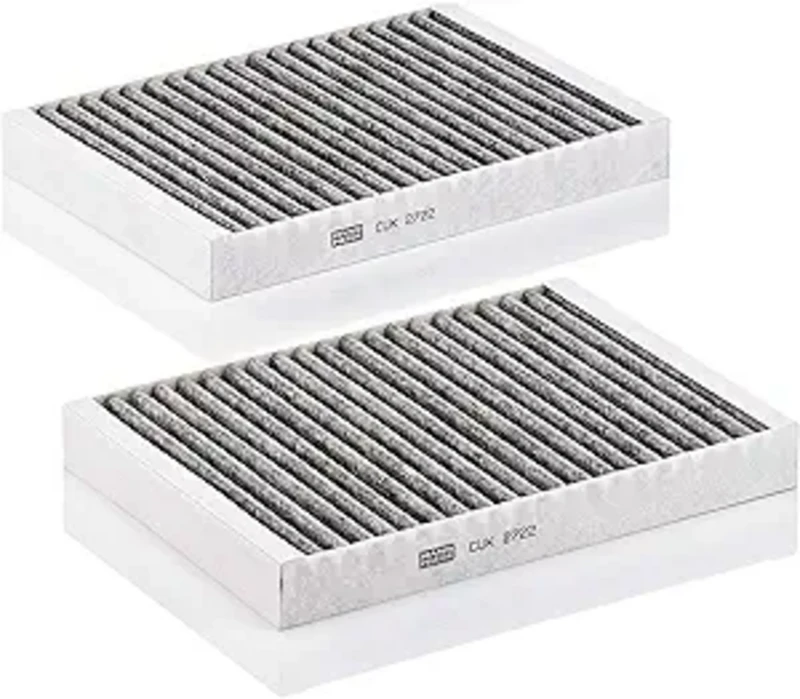 Image of MANN-FILTER CUK 2722-2 Pollen filter Activated Carbon Filter 263 184 30 MERCEDES-BENZ: S-Class Saloon, S-Class Coupe Filter, interior air (424)