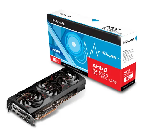 Image of Sapphire Radeon RX 7900 GRE 16GB PULSE Gaming Graphics Card