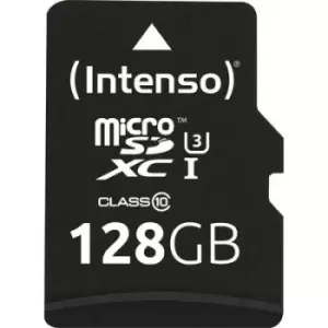 Image of Intenso Professional microSDXC card 128GB Class 10, UHS-I incl. SD adapter