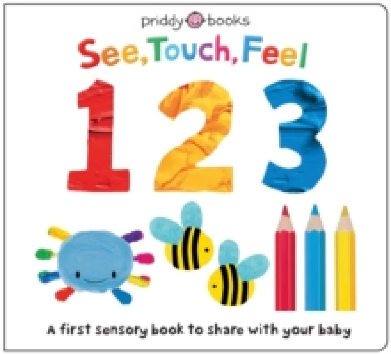 Image of See, Touch, Feel: 123 Board book