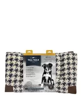 Image of Rosewood Tall Talls Fleece Top Houndstooth Pet Bed Large
