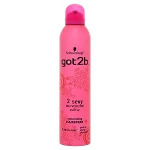 Image of Schwarzkopf got2b 2 Sexy Volumizing Hairspray 300ml