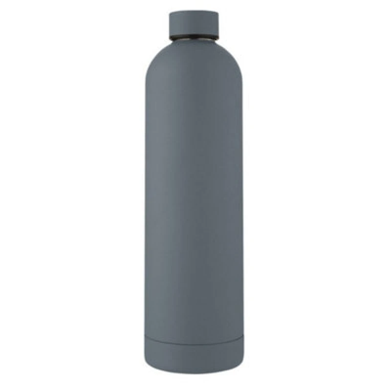Image of Avenue Avenue Spring Insulated Water Bottle in Dark Grey Dark Grey One Size Unisex 5063107048844