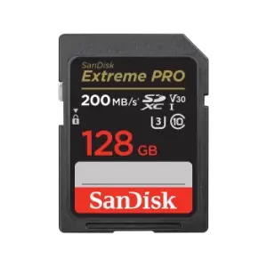 Image of SanDisk Extreme PRO SDHC And SDXC UHS-I Card - 128GB - SDSDXXD-128G-GN4IN