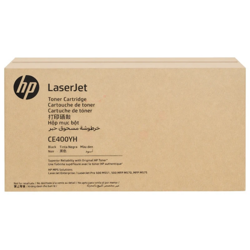 Image of HP CE400YH/507A Toner cartridge Black Contract. 17K pages ISO/IEC 1979