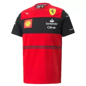 Image of 2022 Ferrari Team Tee (Red) - Kids