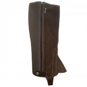 Image of Requisite Suede Half Chaps - Brown