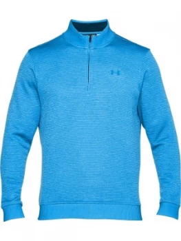 Image of Urban Armor Gear Mens Stripe Storm Sweater Fleece Blue