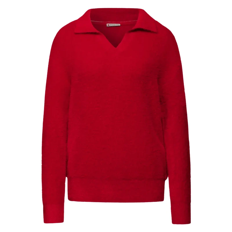 Image of Street One Wool polo For Her Street One Rouge Female 36