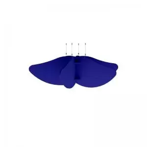 Image of Piano Scales acoustic suspended ceiling raft in dark blue 1200 x
